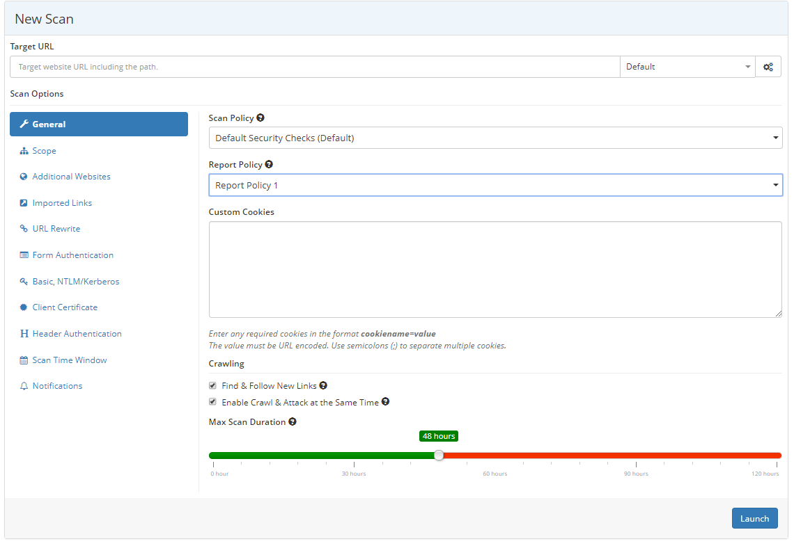 How to Use a Custom Report Policy in a Scan